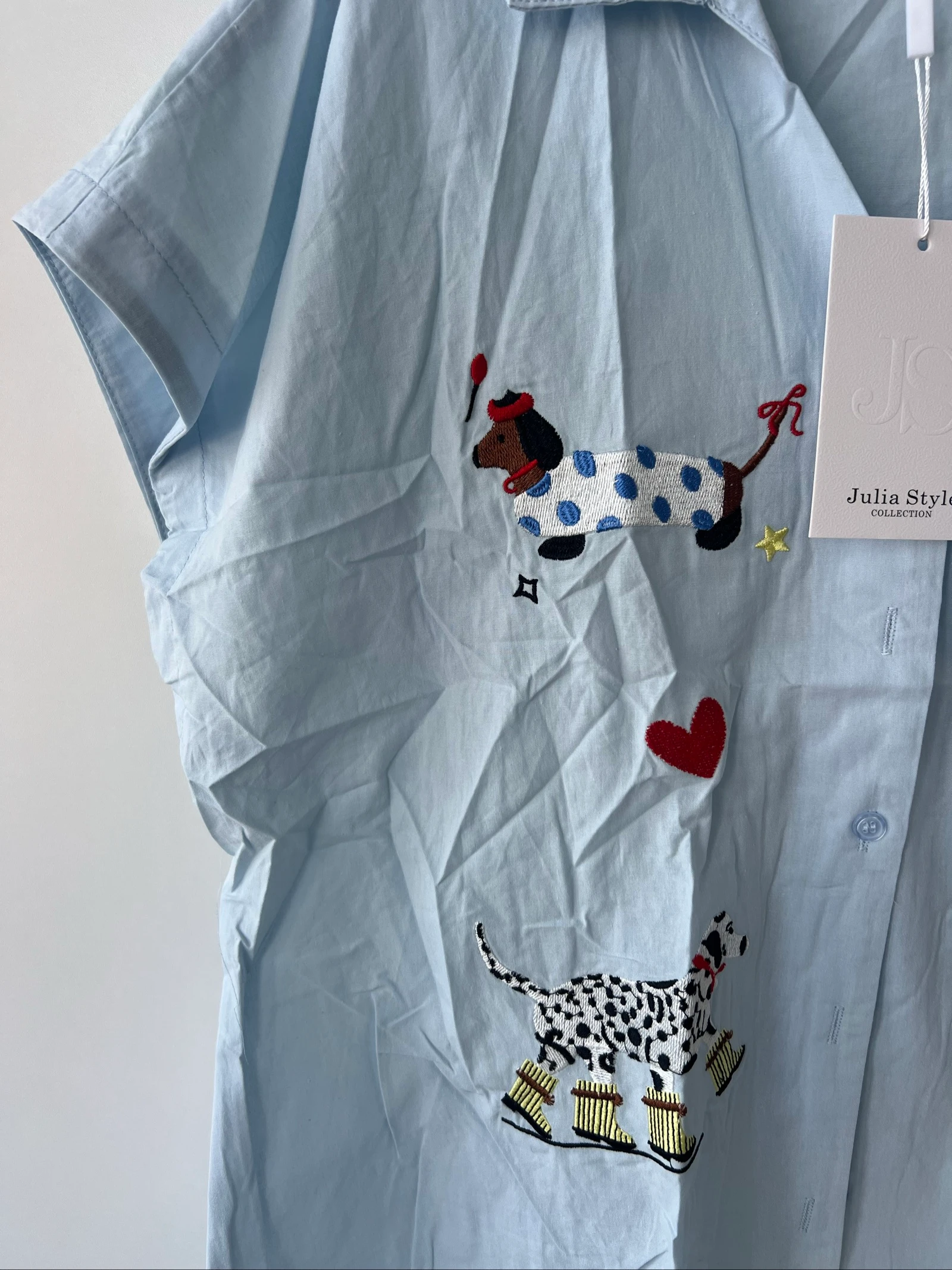 🐶💙 Camisa Bordada Cães | Tamanho Único 💙🐶 – photo 3